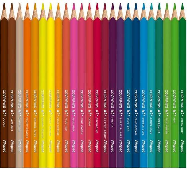 Maped egonomic triangular coloured pencils COLOR'PEPS STAR - x72 pens, Multicolor (832072)