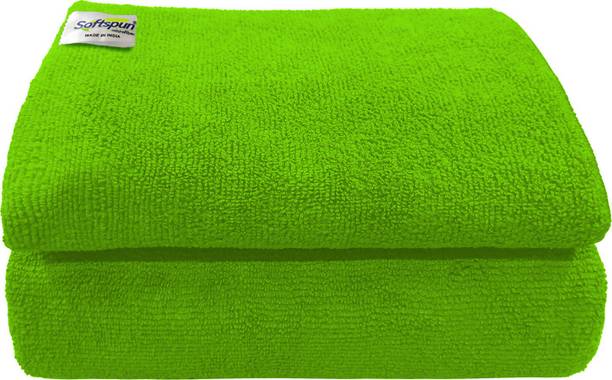 SOFTSPUN माइक्रोफाइबर 340 GSM बाथ तौलिया सेट