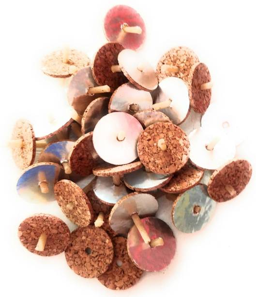 Epoojacart Pack of 100 Jala Deepalu- Floating Wicks- Cork wicks Candle