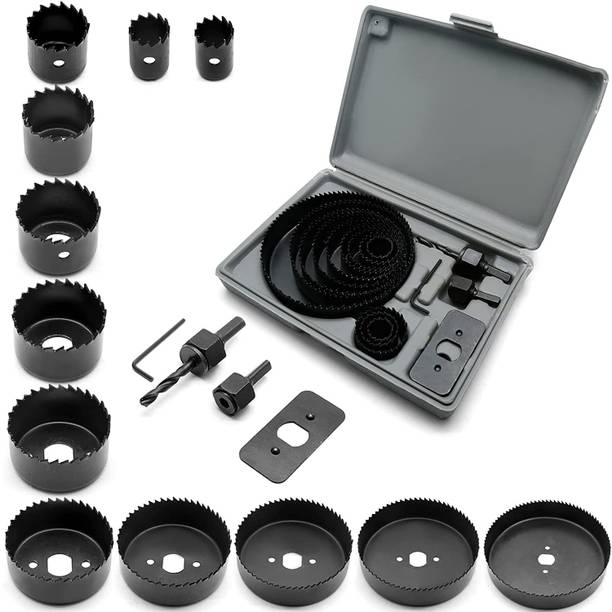 uptodatetools Hole Saw Cutting 16 Piece Hole Saw Kit wi...