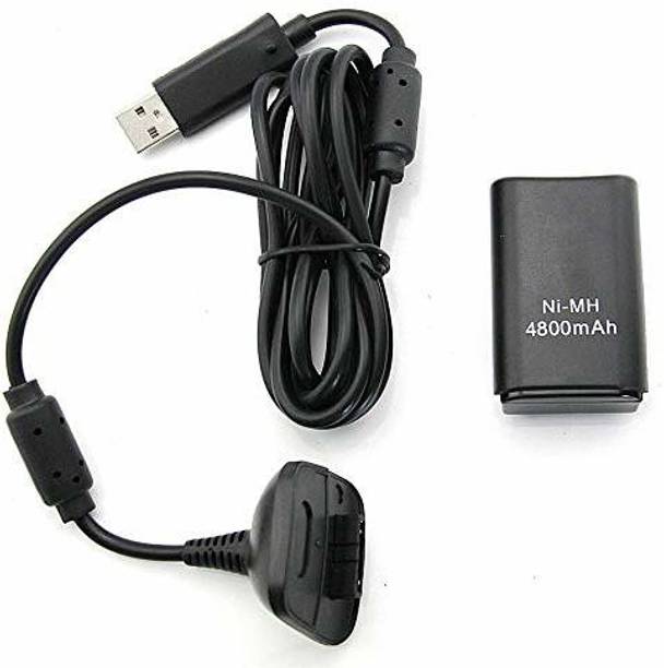 gamseria Xbox 360 Play and Charge Kit Rechargeable Battery Pack for Xbox 360 Wireless Controller Game Battery