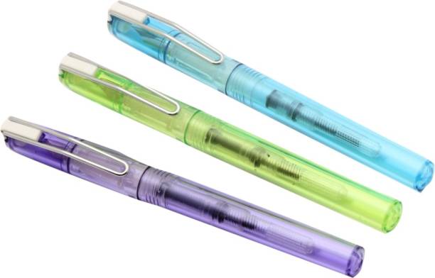 Ledos Ledos Set Of 3 - Yiren Bravo Demonstrator Extra Fine Nib Fountain Pens New Fountain Pen