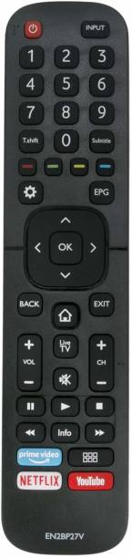vcony EN2BP27V Replacement Remote Control fit for  LED TV LED40K16 LEDN50K310X3D LTDN55XT780XWAU3D LTDN65XT780XWAU3D VU Remote Controller