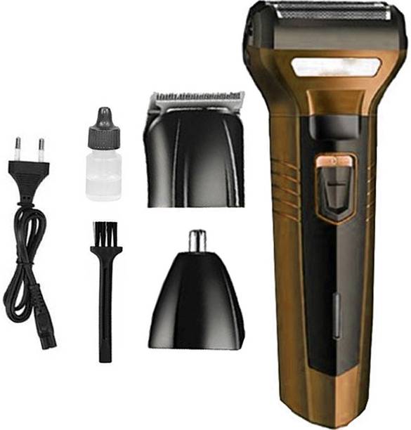 PIOY Three-in-One Electric Shaver / Hair Clipper / Nose Trimmer / USB Charging / Rechargeable Men’s Body Hair Removal Machine / Grooming Kit / Professional Best Trimming Shaving Machine For Men Shaver For Men