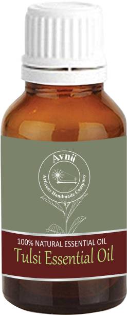 Avnii Organics Natural Tulsi Essential Oil for Skin And Hairs 15ML