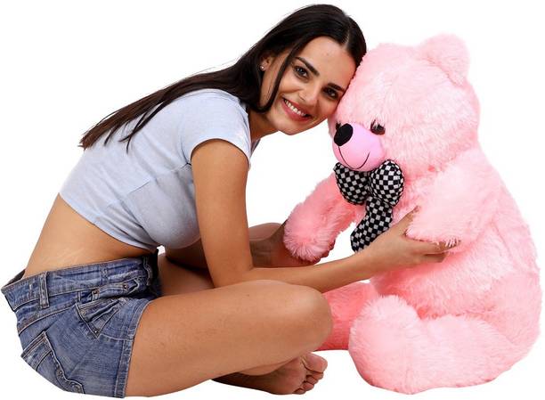 Osjs 3 Feet Very Cute Long Soft Hug-able American Style Teddy Bear Best For Gift  - 89 mm
