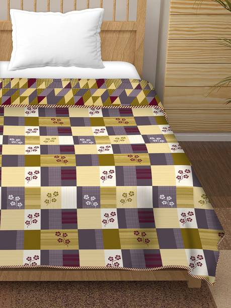 BELLA CASA Geometric Single Dohar for  AC Room