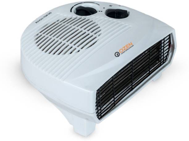 OZEN Portable Room Convector Heater 2000-Watt with Adjustable Thermostat for Small to Medium Room | Noiseless & Energy Efficient | Long Lasting Micro Element | 1 Year Warranty | (OZ-H102) White Color Fan Room Heater