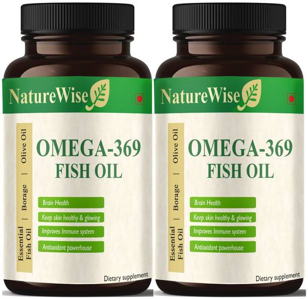 Naturewise Fish oil for brain, heart and eye health (Pack Of 2) Premium2