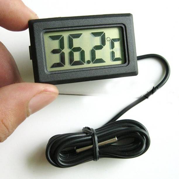 thermomate Mini LCD Digital room Thermometer Sensor Wired for Room Fridges Instant Read Thermocouple Kitchen Thermometer