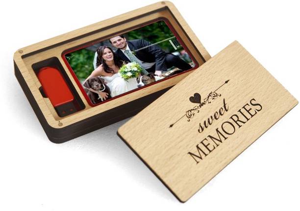 LAKHAJI Wooden Pendrive Box 3.5 inch Pendrive Box