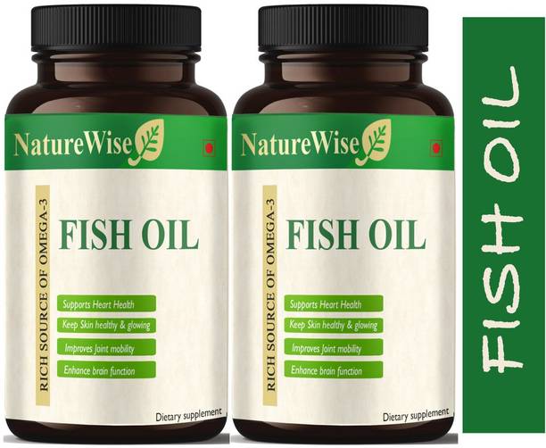 Naturewise Fish Oil Omega 3 - 1000mg (Pack Of 2)