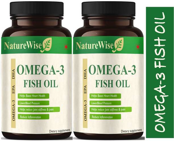 Naturewise Triple strength fish oil with vitamin d EPA (Pack Of 2) Advanced