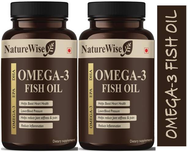 Naturewise Omega-3 Fish Oil Triple Strength, 560mg EPA & 400mg DHA (Pack Of 2) Ultra