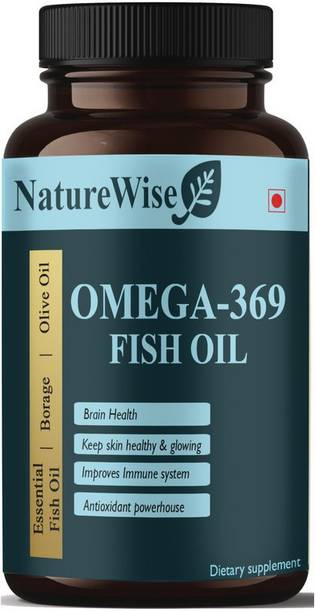Naturewise Omega 3 Fish Oil Capsules for men and women (TRIPLE STRENGTH FISH OIL) Pro