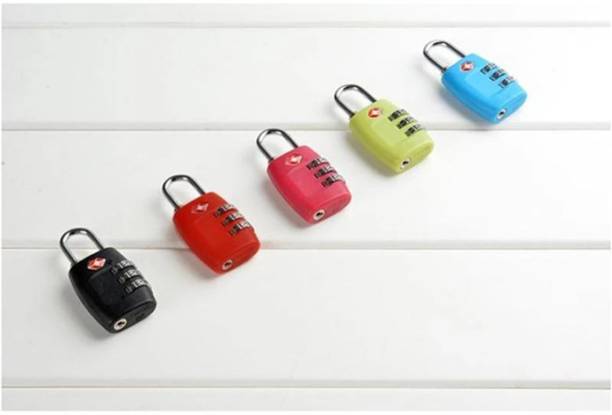 uptodatetools TSA Approved Luggage Padlock 3-Digit Password Lock Padlock only 1 pc TSA Lock