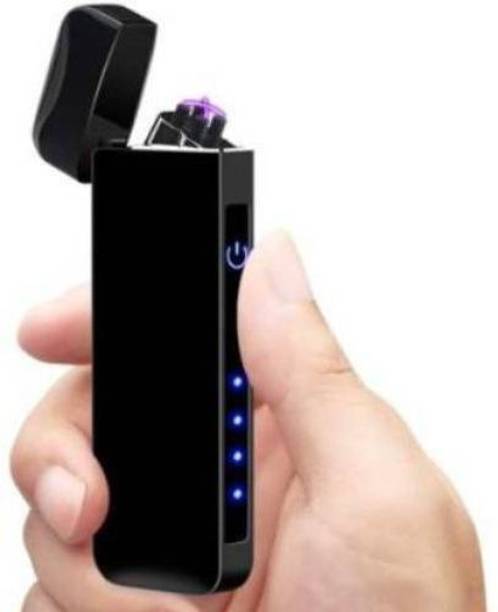 SYARA KKB_444N_Arc Cigarette Lighter ||Perfect Gifting For Cigarette Lovers Waterproof Rechargeable Electric Lighter||Battery Indication Touch Screen Sensor Lighter||Eco Friendly ||Unique USB||Cigarette Lighter|| Pocket Friendly|| Size Compact|| KKB_444N_Arc Cigarette Lighter ||Perfect Gifting For Cigarette Lovers Waterproof Rechargeable Electric Lighter||Battery Indication Touch Screen Sensor Lighter||Eco Friendly ||Unique USB||Cigarette Lighter|| Pocket Friendly|| Size Compact|| Cigarette Lighter