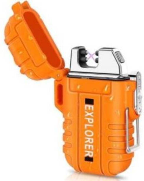 GUGGU SFH_561K_Explorer Cigarette Lighter ||Perfect Gifting For Cigarette Lovers Waterproof Rechargeable Electric Lighter||Electronic ||Eco Friendly ||Unique USB||Cigarette Lighter|| Pocket Friendly|| Size Compact|| SFH_561K_Explorer Cigarette Lighter ||Perfect Gifting For Cigarette Lovers Waterproof Rechargeable Electric Lighter||Electronic ||Eco Friendly ||Unique USB||Cigarette Lighter|| Pocket Friendly|| Size Compact|| Cigarette Lighter