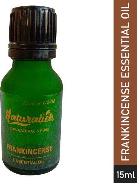 Naturalich Frankincense Essential Oil 15 ml, 100 % Pure & Natural Frankincense Essential Oil 15ml, Steam Distilled Frankincense Essential Oil 15ml