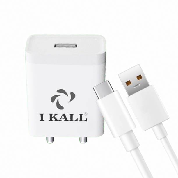 IKALL IKCH-1000 With Type-c data cable 10 W 2.1 A Multiport Mobile Charger with Detachable Cable