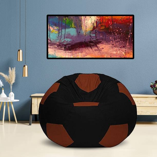 SHIRA 24 XXL Chair Bean Bag Cover  (Without Beans)