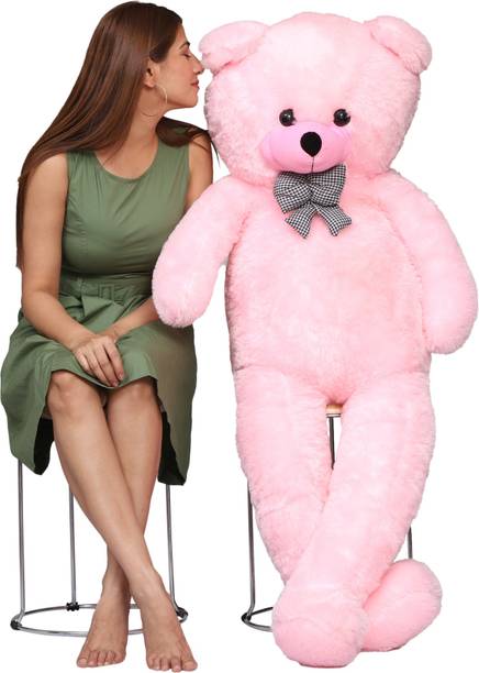 Osjs 3 Feet vtb Stuffed Spongy Hugable Cute Teddy Bear Cuddles Soft Toy For Child Happy Birthday / Return Gifts Girls Lovable Special Gift High Quality  - 119.9 cm