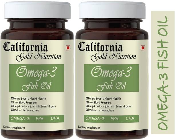 California Gold Nutrition Omega-3 Fish Oil Triple Strength, 560mg EPA & 400mg DHA (Pack Of 2) Advanced
