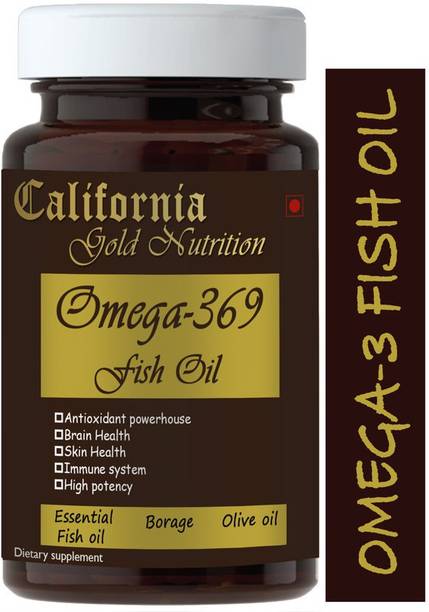 California Gold Nutrition Triple Strength Fish Oil 1400mg with Omega 3 Advanced