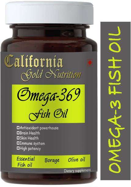 California Gold Nutrition Fish Oil Capsules for Men & Women with Omega 3 salmon fish oil Advanced