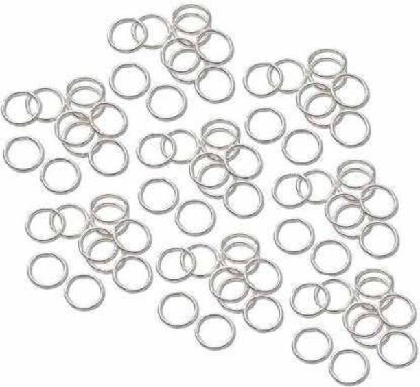 Crafts Haveli Jewellery Making Silver Jump Ring for Quilling Kit, Jewellery Making Accessories Silver (250 pcs)