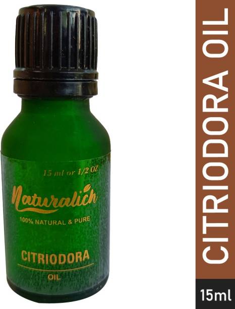 Naturalich Citriodora Oil 15 ml, Pure & Natural Citriodora Oil 15ml, Citriodora Oil 15 ml in Glass Bottle, Scfe Co2 Citriodora Oil 15 ml