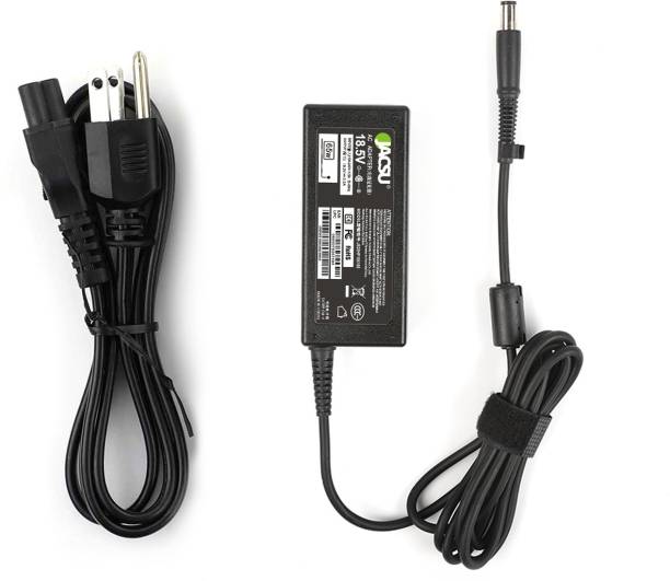 Jacsu 18.5V 3.5A 65W for HP Ac Adapter Laptop Computer Charger Notebook PC Power Cord Supply Source Plug Connector Size: 7.4 x 5.0 mm with pin Inside for HP Pavilion DV4 DV5 DV6 DV7 Series / Pavilion G4 G6 G7 Series / Probook 4530s with power cord 65 W Adapter