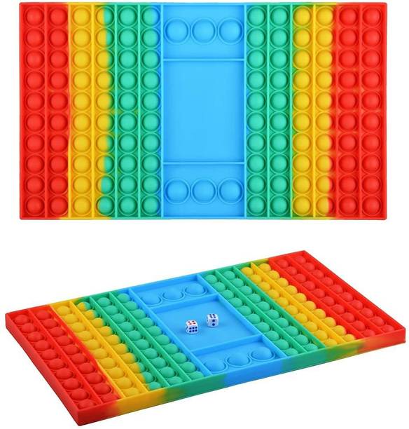 Aganta Popit Game Pop It Dice Game Popit Toy Large Popit Game Big Pop It Popets Board Game Poppit Game Fidget Toys For Kids Best Gift For Girls And Boys
