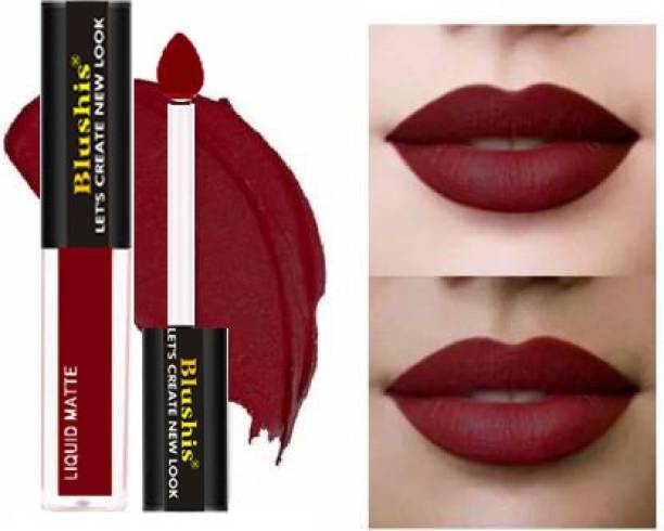 BLUSHIS Liquid lipstick matte waterproof & Longlasting