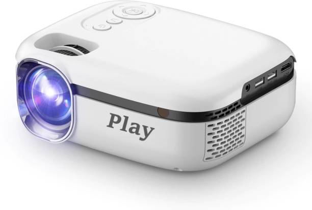 PLAY Portable 4 Inch Mini 1080P High Definition WIFI Projector High Brightness Low Noise for Video Meeting (3500 lm) Projector