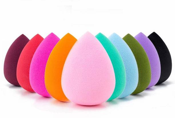 स्किनप्लुस 10 Pcs Makeup Sponge Set Beauty Sponge Blender Makeup