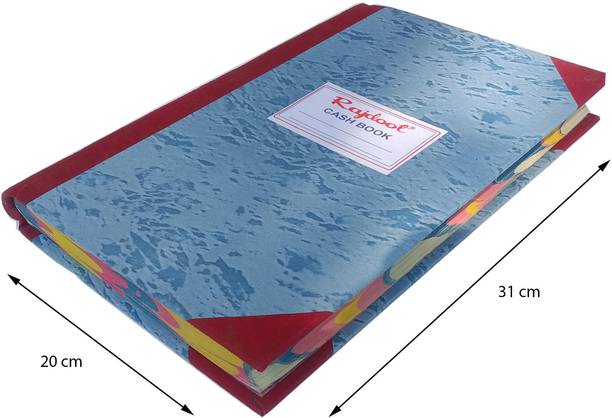 Accounts Cash Book No 12 Pages 236 Register Size - 31 x 21 cm Traditional Cash Register Paper