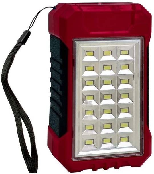 FIRSTLIKE Power Bank Cum 21 Hi-Bright LED Rechargeable Solar Light 8 hrs Lantern Emergency Light