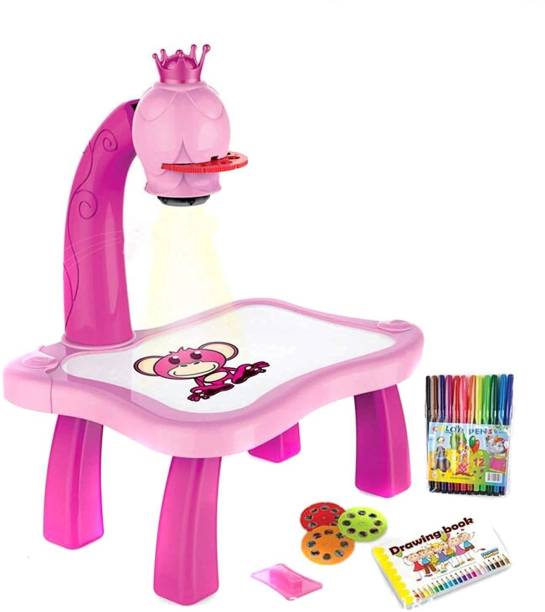 VARNIRAJ IMPORT & EXPORT Drawing Projector Table for Kids, Trace and Draw Projector Toy