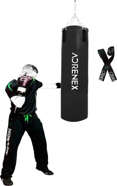 USI Classic Unfilled Heavy Punching Bag Adults For Boxing Training With Chain 