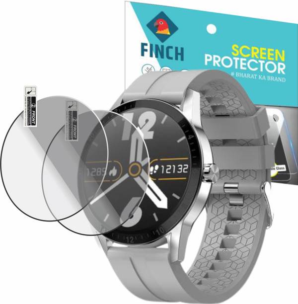 फिंच टेम्पर्ड ग्लास गार्ड Fire boltt talk bluetooth के लिए