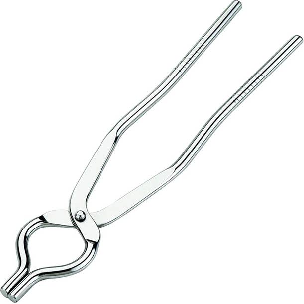 IKIS Stainless Steel Pakkad, Kitchen Tong, Premium Quality (Silver) Stainless Steel Pakkad, Kitchen Tong, Premium Quality (Silver) 27 cm Utility Tongs
