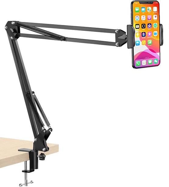 blue seed BBD Overhead Tripod Camera Stand 360 Degree Mobile Holder Cell Phone Stand | Compatible With All Smartphones For Creating Cooking Webcam Sketch Product Review Education and Side Angle Videos Tripod, Tripod Bracket, Tripod Clamp, Tripod Ball Hea