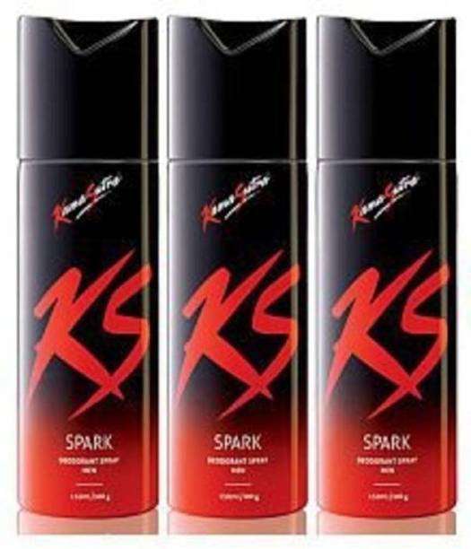 KS SPARK 3 Deodorant Spray  -  For Men & Women