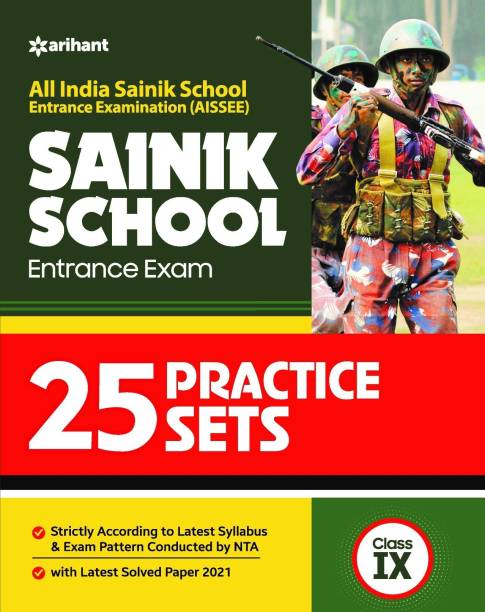 25 Practice Sets Sainik School Pravesh Pariksha Class 9 2022