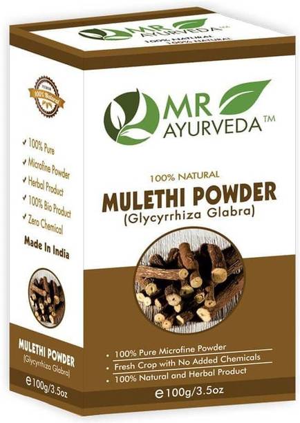 MR Ayurveda 100% Natural Mulethi Powder for Hair & Skin