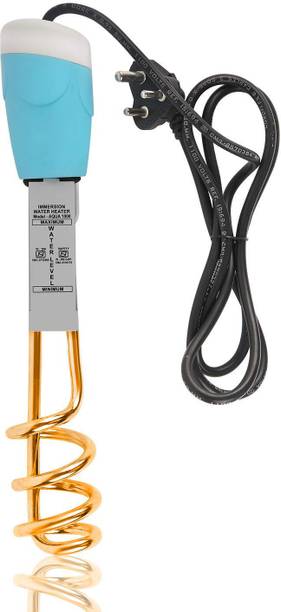 LE - EASE LITE Best Buy Premium Quality Brass Shock-Proof & Water-Proof Instant Water Heater Immersion Rod for Kitchen, Bathroom,Restaurant, Home Portable for Bucket water heater (Multicolor) 1500 W Shock Proof Immersion Heater Rod
