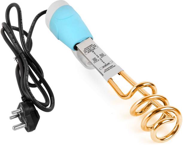 LE - EASE LITE Hot Selling Brass Shock-Proof & Water-Proof Instant Water Heater Immersion Rod for Kitchen, Bathroom,Restaurant, Home Portable for Bucket water heater (Multicolor) 1500 W Shock Proof Immersion Heater Rod