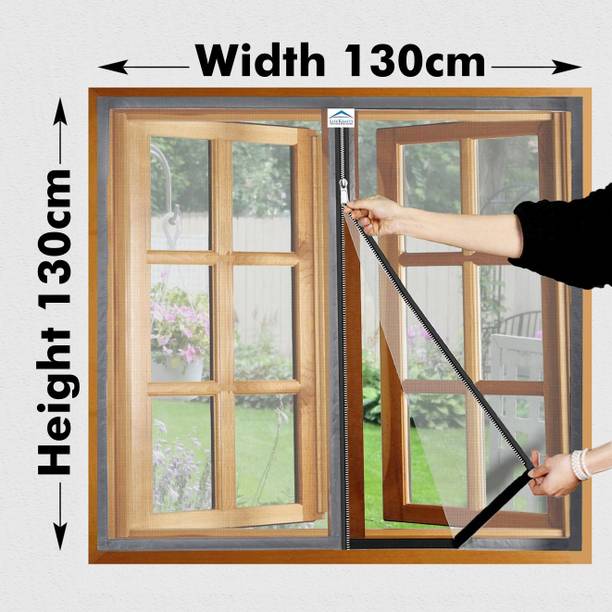 लाइफक्राफ्ट 120 GSM Fiberglass Premium Edition Zipper Window फाइबर के लिए बनाया गया मॉस्कीटो नेट