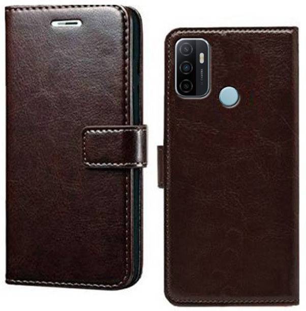 Mashgul Flip Cover for OPPO A53, OPPO A33
